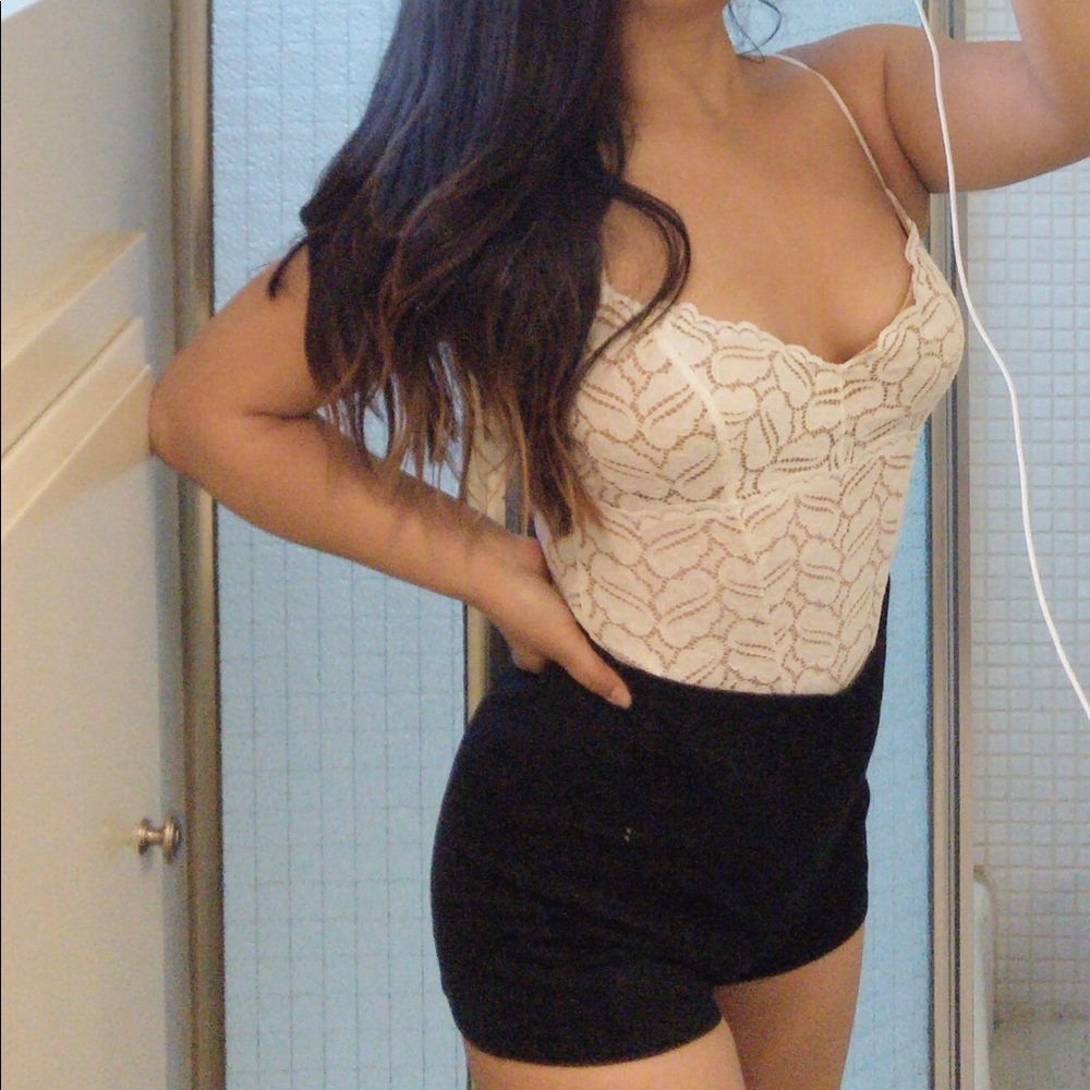 Cosabella White Lace Top